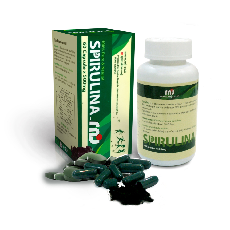 قرص اسپیرولینا آر ان جی RNJ Spirulina