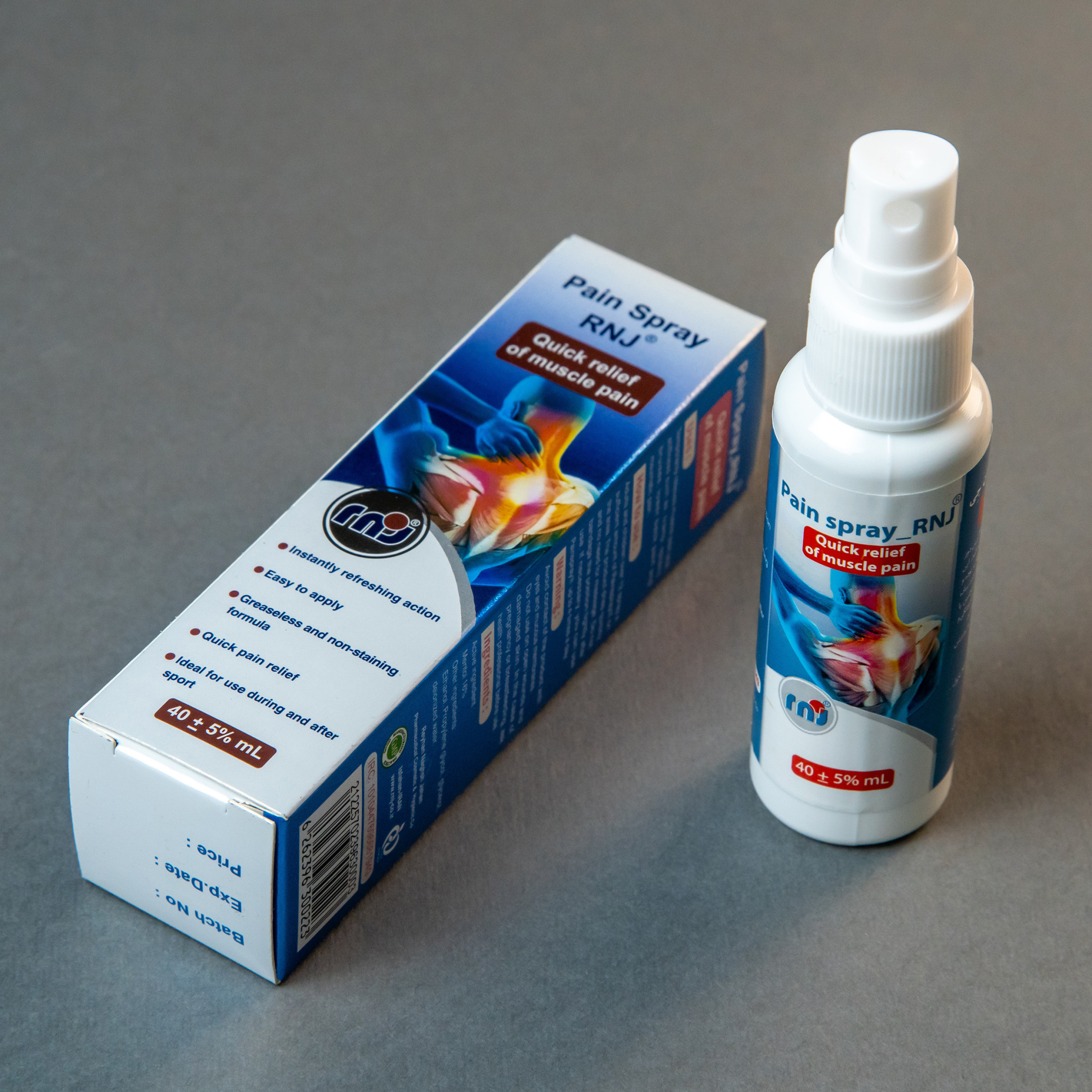  اسپری تسکین سریع درد عضلانی - pain spray 