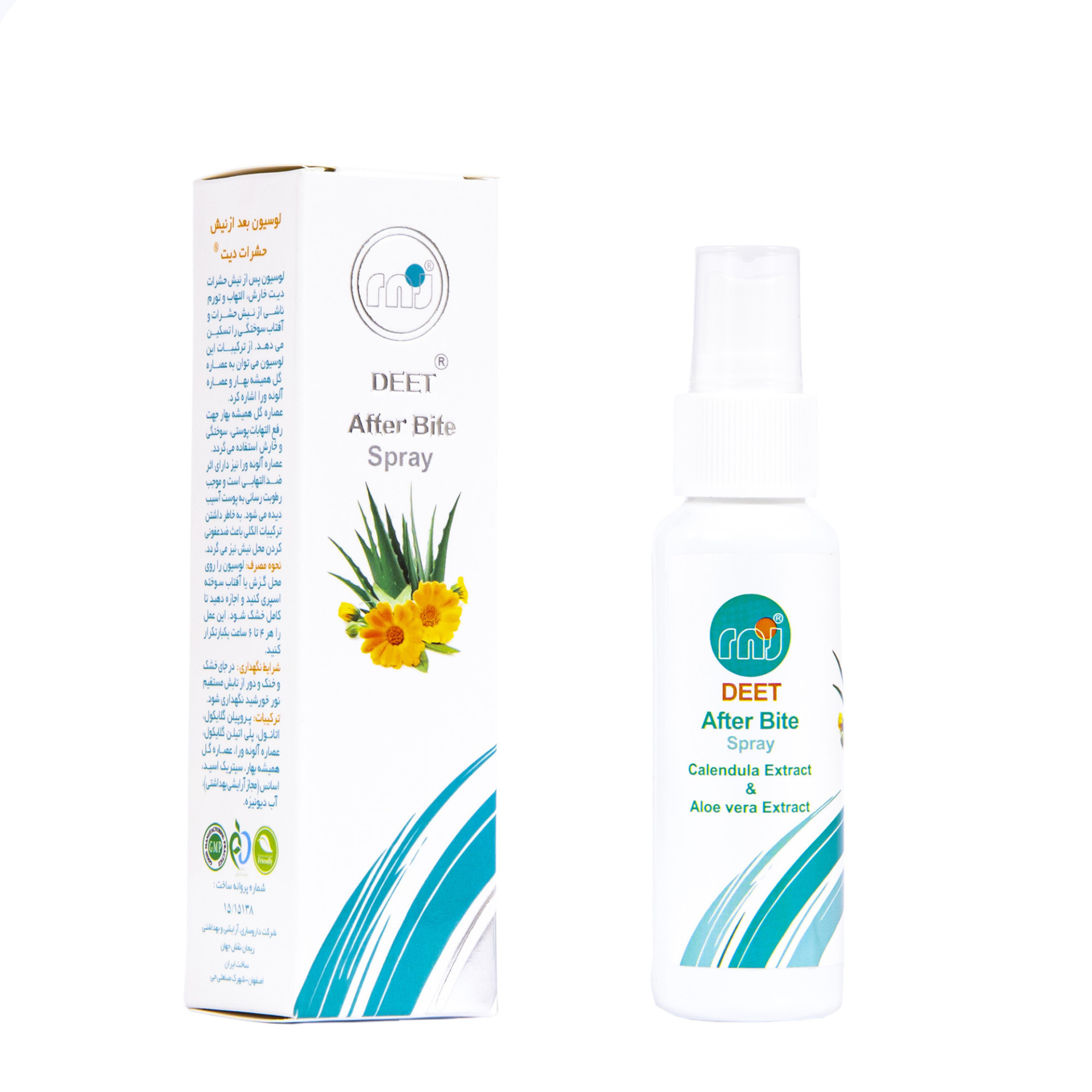  لوسیون پس از نیش حشرات دیت مدل آلوئه ورا | Deet After Bite Spray 